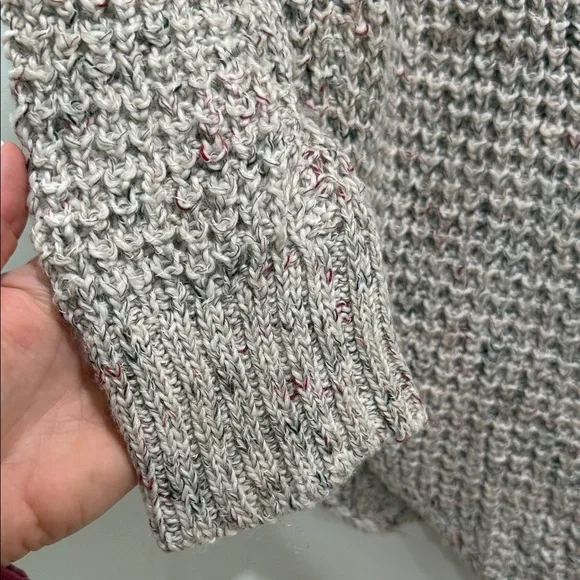 Cozy Knit Hooded Sweater - Cream - Picture 5 of 5